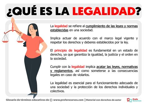 Qué es la Legalidad Definición de Legalidad