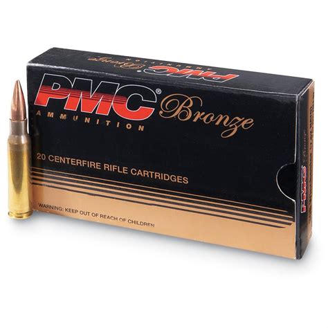 Pmc Bronze Line Winchester Grain Fmj Bt Rounds