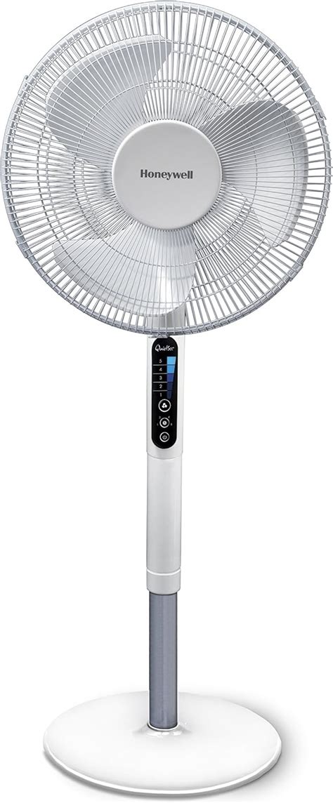 Honeywell Advanced QuietSet Oscillating Stand Fan 5 Speed Settings