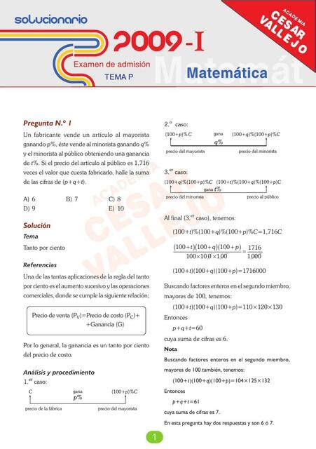 Examen de admisión matemática Jai uDocz