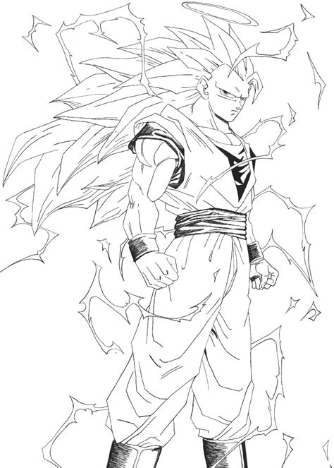 Goku Ssj3 Drawing at GetDrawings | Free download