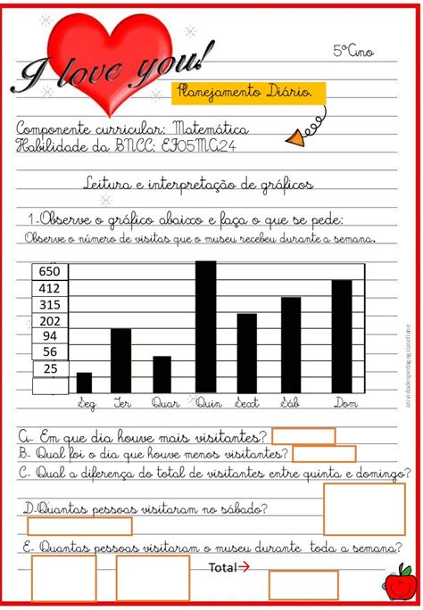 InterpretaÇÃo De GrÁfico 4º 5º Ano