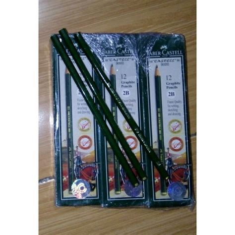 Jual Pensil 2B Faber Castell 9000 Satuan Grosir Pack Shopee Indonesia