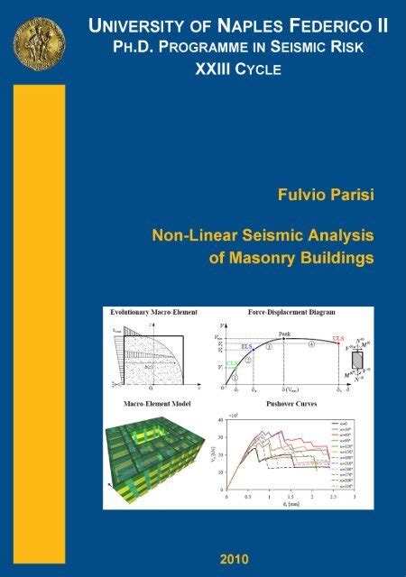 Non Linear Seismic Analysis Of Masonry Buildings