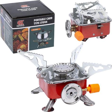 Портативна газова плита Portable Card Type Stove K 202 цена 651 грн