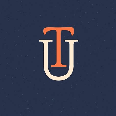 Premium Vector Tu Ut Letter Logo Template Brand Corporate Creative