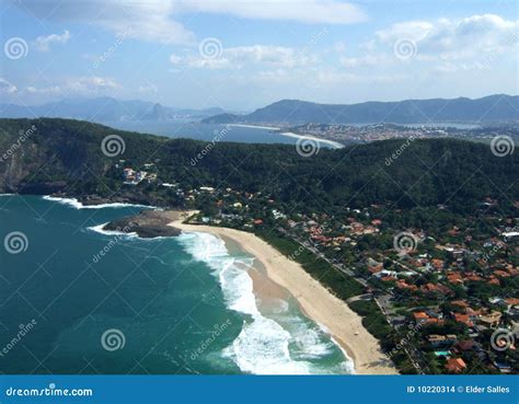 Itacoatiara Beach View of Costao Mountain Top Stock Photo - Image of travel, itacoatiara: 10220314