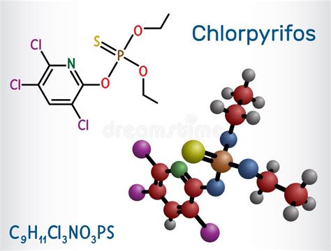 Mol Cula De Clorpirifos Cps Um Neurot Xico Organofosforado Utilizado