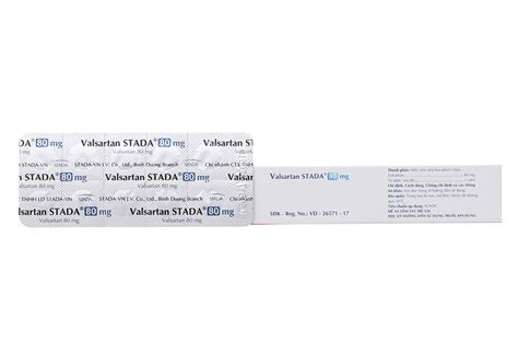 Valsartan Stada 80mg trị tăng huyết áp, suy tim (3 vỉ x 10 viên) - 08/ ...