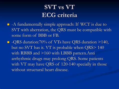 differential diagnosis  wide qrs complex tachycardia powerpoint