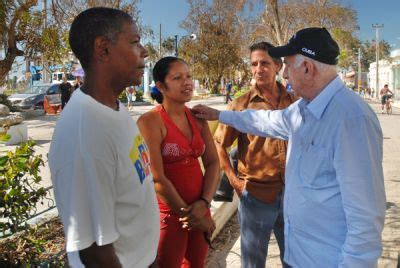 Machado Ventura dialogó con los pobladores afectados en varias