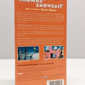 A Bunch of Munsch: Thomas' Snowsuit 1992 VHS Tape Vintage Retro Movie ...