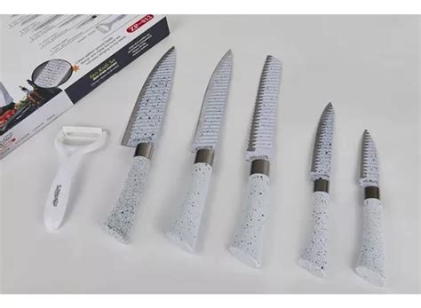 Conjunto De Facas Brancas Chef Zepter Professional De Pe As