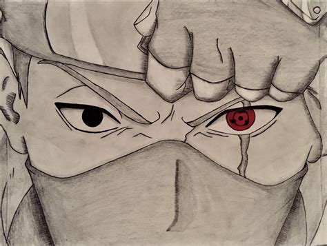 Kakashi Eye Drawing