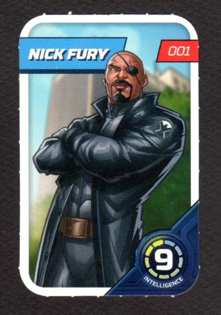 CARTE MARVEL LECLERC 2023 Défie tes Héros 001 1 Nick FURY EUR 1 00