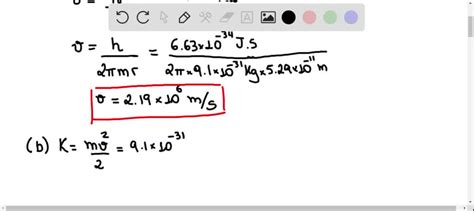 For A Hydrogen Atom In Its Ground State Use The Bohr Model To Compute