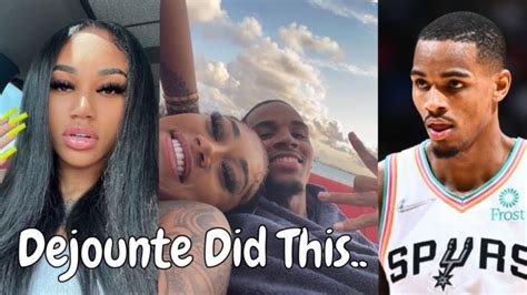 Dejounte Murray Did This With Jania Meshell Youtube