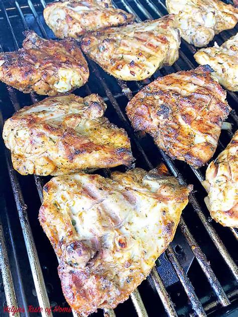 Perfectly Grilled Chicken Thighs Recipe Easy Marinade