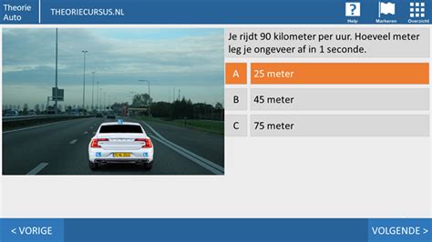 Snelheid In Meter Per Seconde Theoriecursus Nl