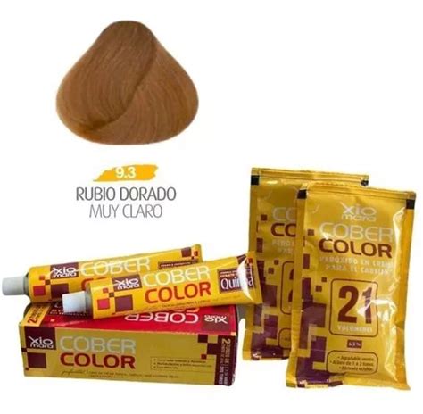 Xiomara Cober Color Tinte Tubos De Gc U Tono Rubio Dorado Muy