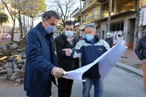 Fernando Moreira Y Katopodis Recorrieron La Nueva Etapa De Obras De La