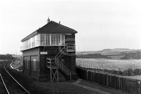 The Transport Library British Rail Signal Box At Alnmouth In 1980s