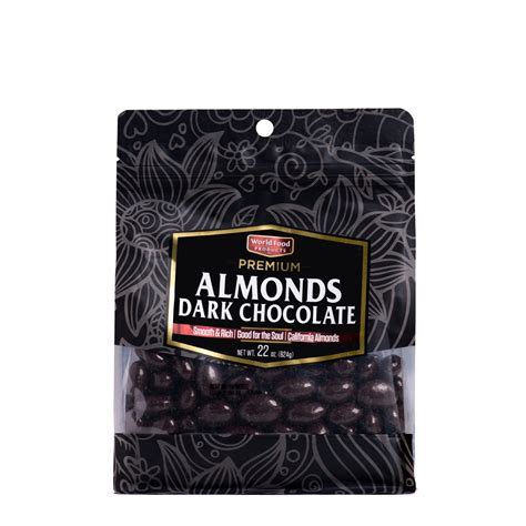 Dark Chocolate Almonds • World Food Products Inc