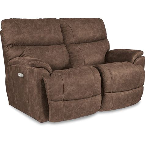 La Z Boy Brooks Casual Power Reclining Loveseat With Cupholder Storage Db6