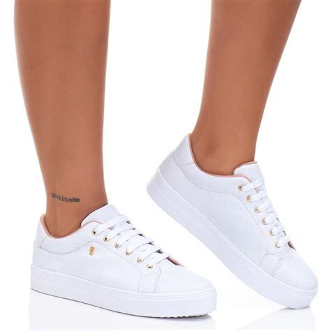 Tênis Branco Feminino Casual Estilo Shoes Branco Netshoes