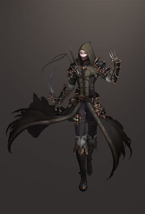 Artstation Assassin Jh Pear Assassin Character Design Fantasy Character Design Character Art