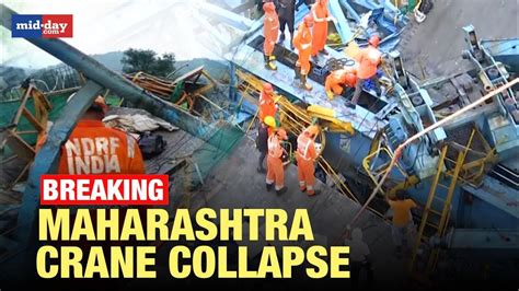 Maharashtra Girder Launching Machine Collapses In Thane Youtube