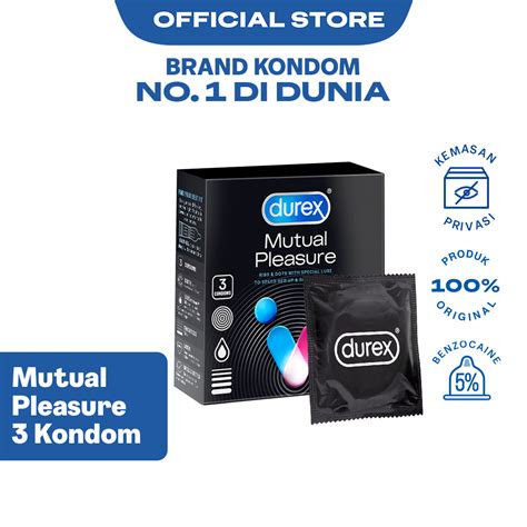 Jual Durex Mutual Pleasure 3s Kondom Gerigi Tahan Lama Pria