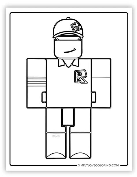 34 Roblox Coloring Pages Free Pdf Printables Simply Love Coloring