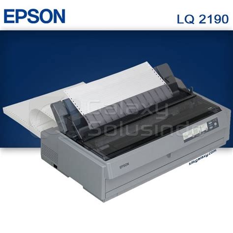 Jual Epson Lq Dot Matrix Printer Lq Garansi Resmi Tahun