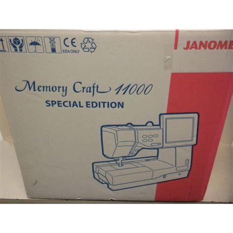 Janome Mc 11000 Special Edition Embroidery Sewing Machine