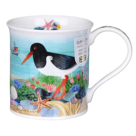 Dunoon Seashore Oystercatcher Bute Shape Mug Great British Brands Usa