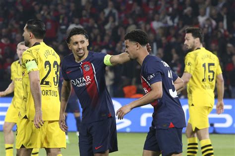 Photo Marquinhos Psg Warren Zaire Emery Psg Demi Finale