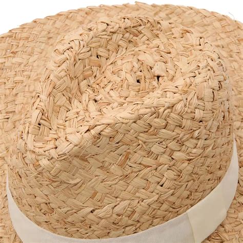 Chapeau de paille panama à large bord La boutique bohème