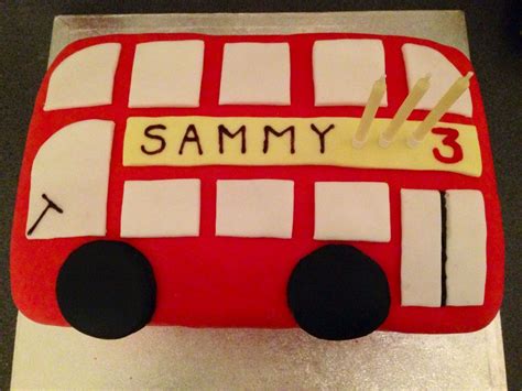 Red Bus Double Decker Bus London Bus Cake From The Treasure Hunter