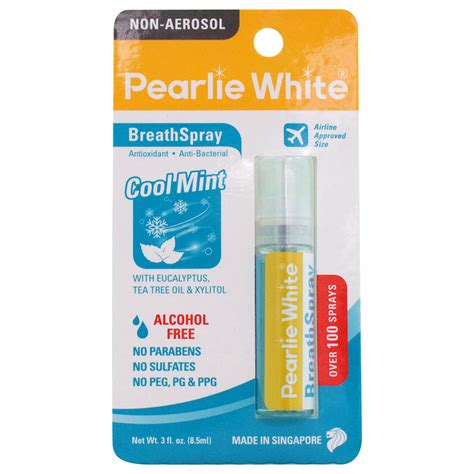 Pearlie White Breath Spray Cool Mint Ml