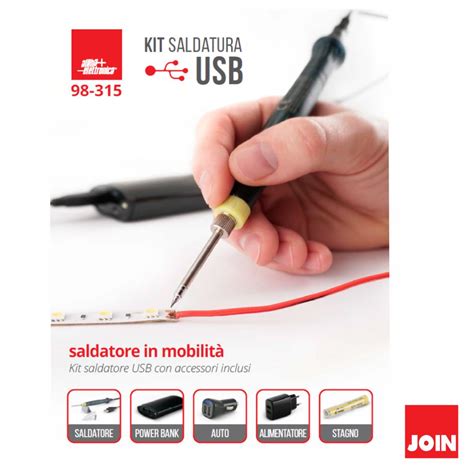 Kit Soldadura Usb Ferro W Solda Alimentador Powerbank Ledistronica Lda