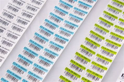 Laboratory Specimen Identification Chart