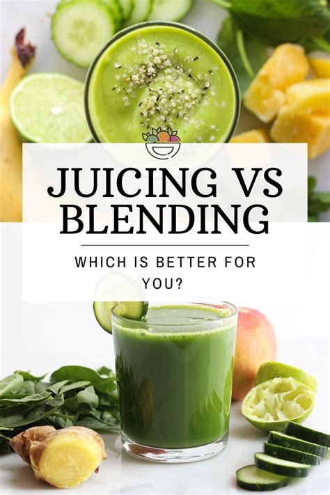 Juicing Vs Blending Which Is Healthier Dietitian Debbie Dishes