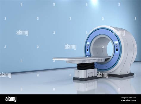 3d Rendering Mri Scan Machine Or Magnetic Resonance Imaging Scan Device