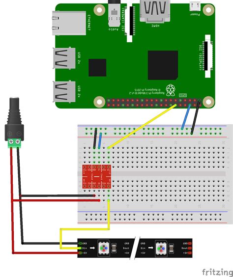 WS2812 Addressable LEDs Raspberry Pi Quickstart Guide Tutorial Australia