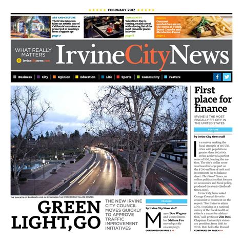 Irvine City News 2.2017 by Irvine City News - Issuu