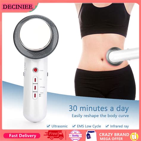 3 In 1 Ems Infrared Ultrasonic Body Slimming Massager Device Ultrasound