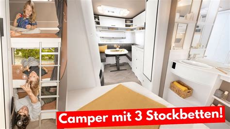 High End Luxus Camper Mit 3 Stockbetten Doppelbett Dethleffs C GO 565