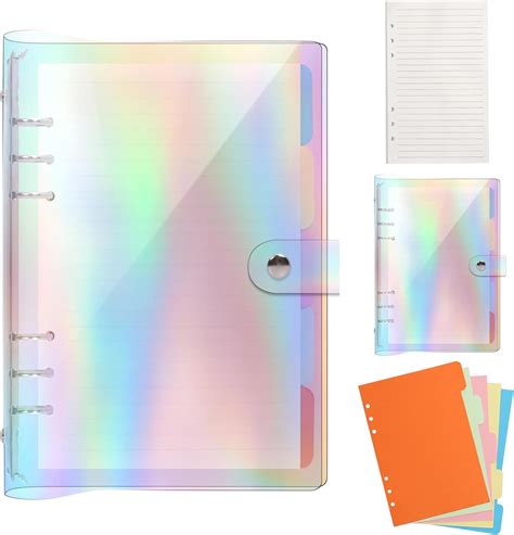 Amazon Fyy Clear A Notebook Binder Ring Transparent A