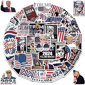 Amazon Pcs Donald Trump Stickers Trump Stickers Usa Flag